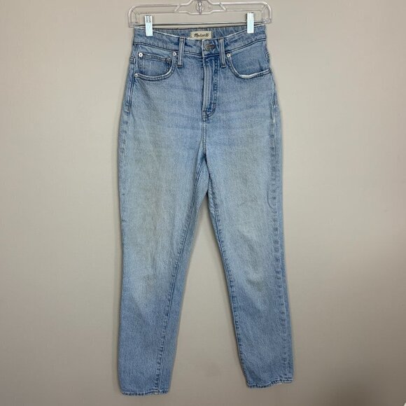 Madewell The Curvy Perfect Vintage Jean - Light Wash - Size 24 TALL - Picture 1 of 13
